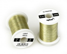 Flat Colour Wire, Ultrafine, Light Gold